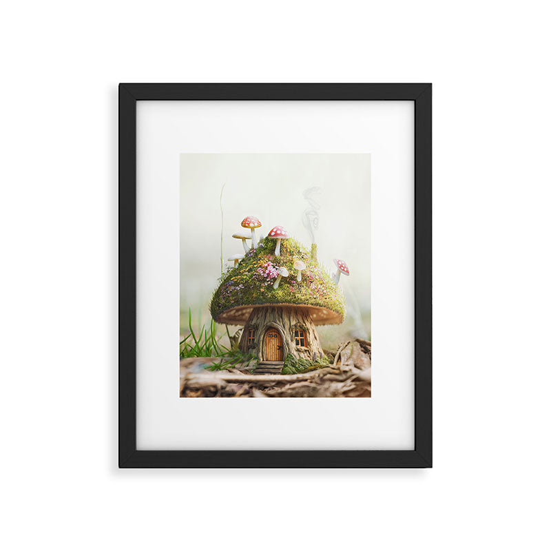 Mushroom House Framed Art Print Gallery Image 6