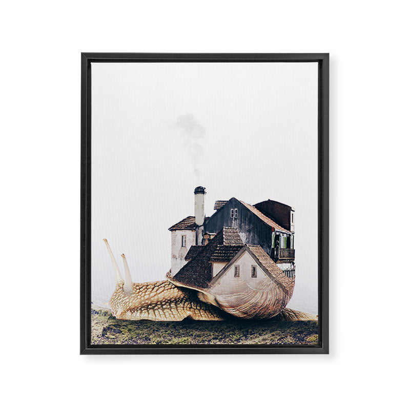 Slowly Moving Framed Canvas Print Gallery Image 8