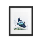 Space Manta Ray Framed Art Print Gallery Image 6