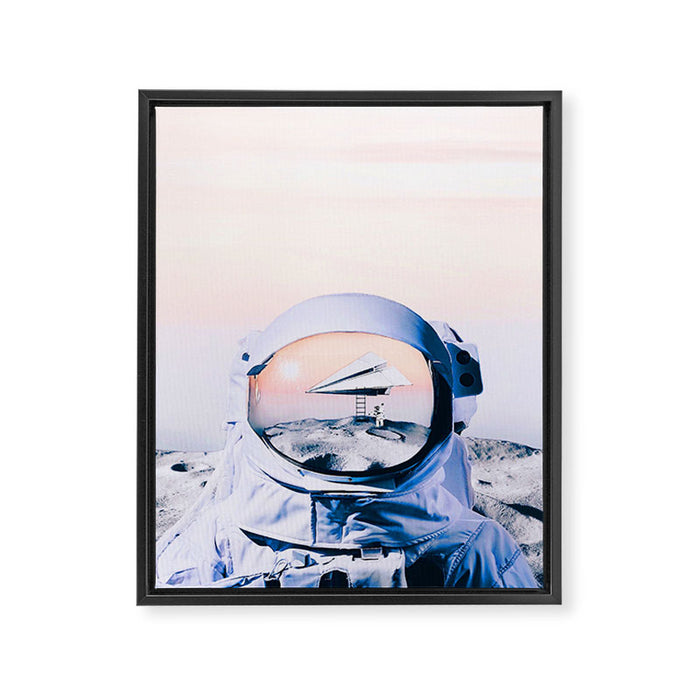 Space Voyage Framed Canvas Print Gallery Image 1