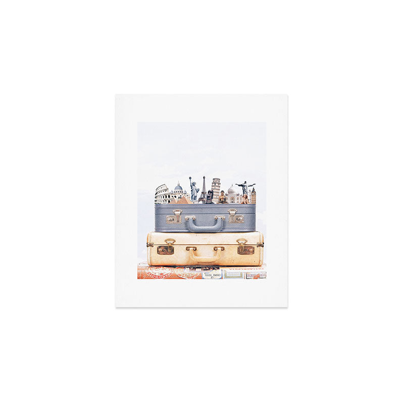 Travel Luggage Art Print Gallery Image 1