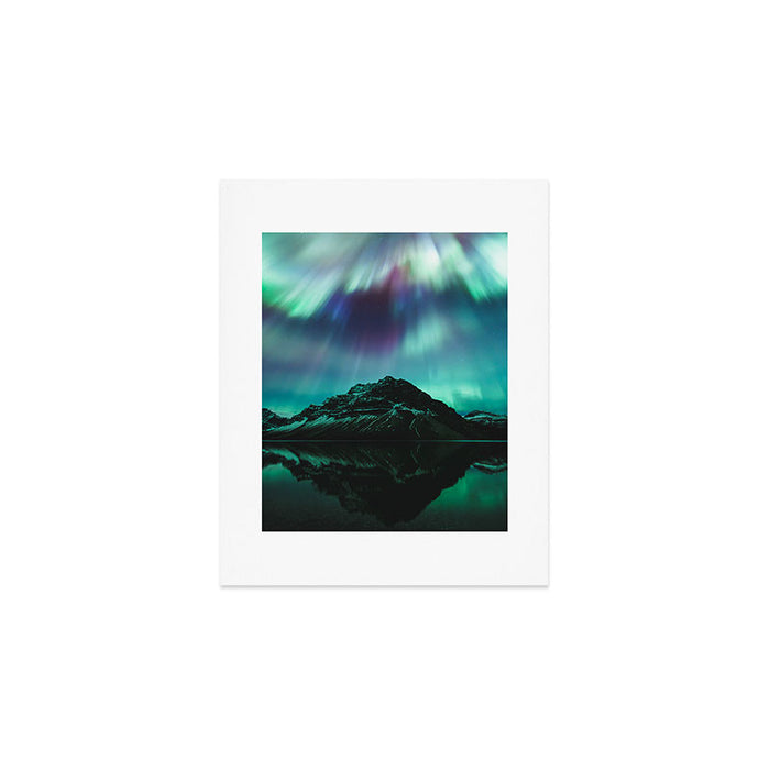 Auroras over Bow Lake, Banff Art Print Gallery Image 1