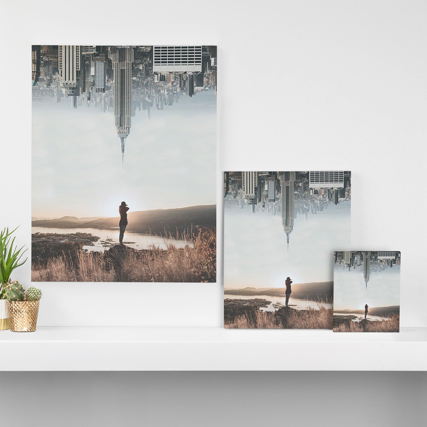 Between Earth & City Canvas Print Gallery Image 3