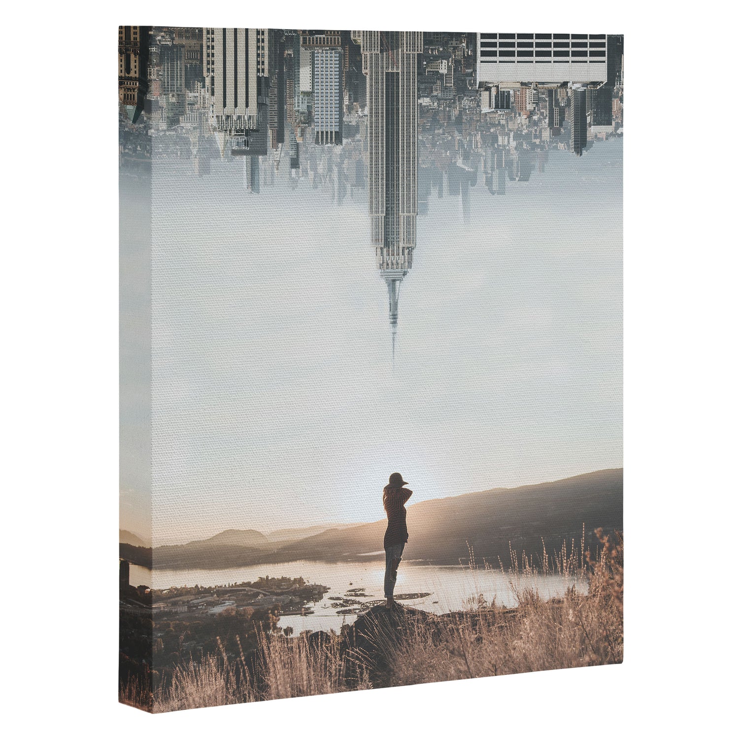 Between Earth & City Canvas Print Gallery Image 3