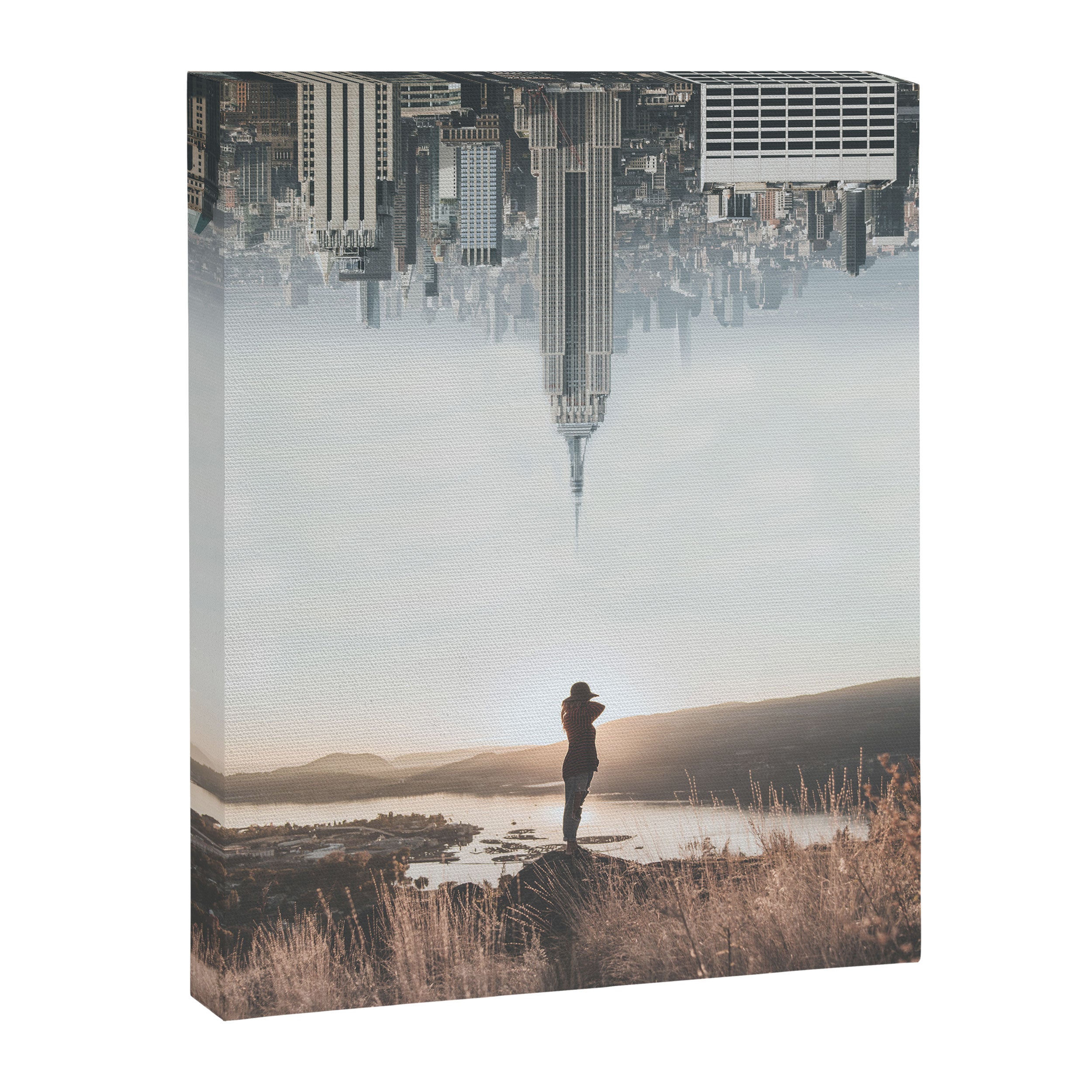 Between Earth & City Canvas Print Gallery Image 8