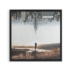 Between Earth & City Framed Canvas Print Gallery Image 3