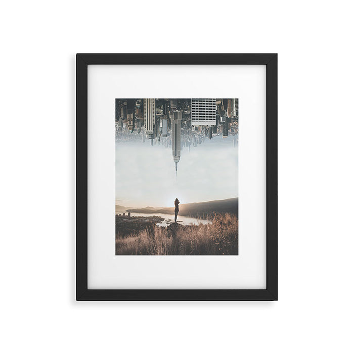 Between Earth & City Framed Art Print Gallery Image 1