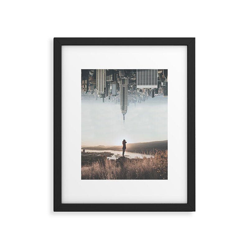Between Earth & City Framed Art Print Gallery Image 6