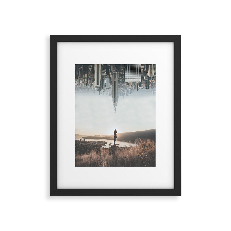 Between Earth & City Framed Art Print Gallery Image 4