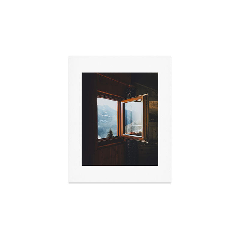 Dolomite Cabin Art Print Gallery Image 1