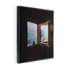 Dolomite Cabin Framed Canvas Print Gallery Image 2