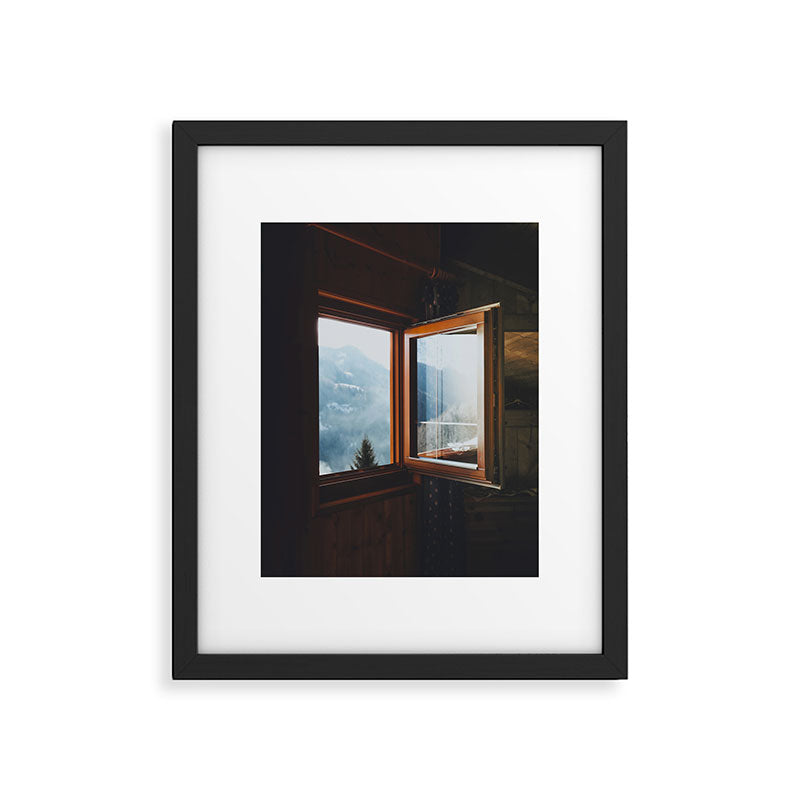 Dolomite Cabin Framed Art Print Gallery Image 5
