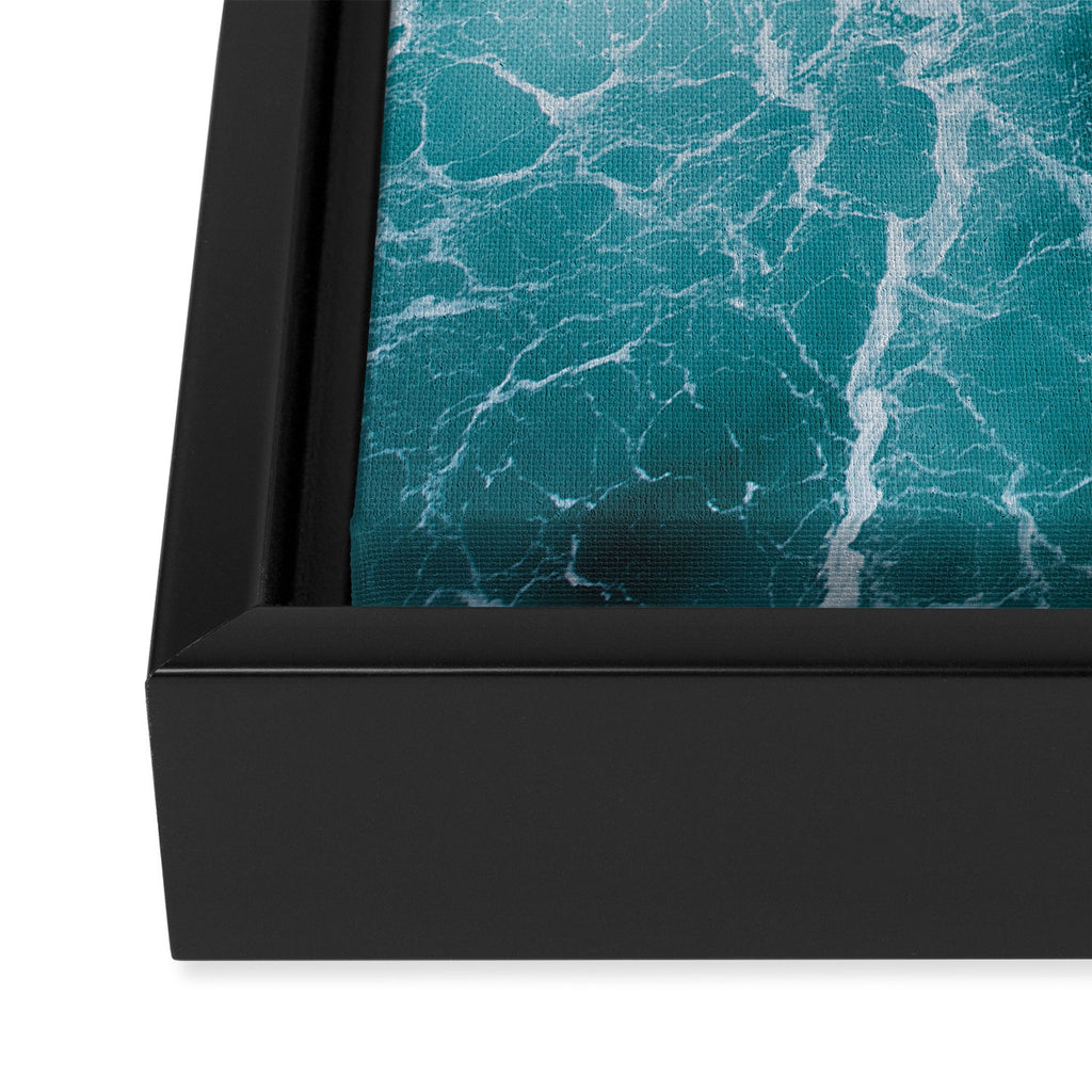 Electric Ocean Framed Canvas Print Gallery Image 3