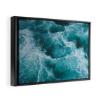 Electric Ocean Framed Canvas Print Gallery Image 2