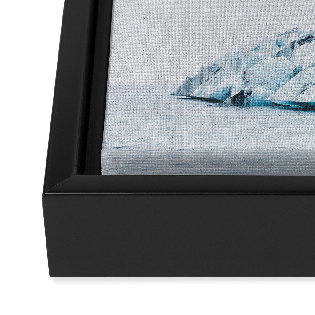 Jökulsárlón, Iceland Framed Canvas Print Gallery Image 3