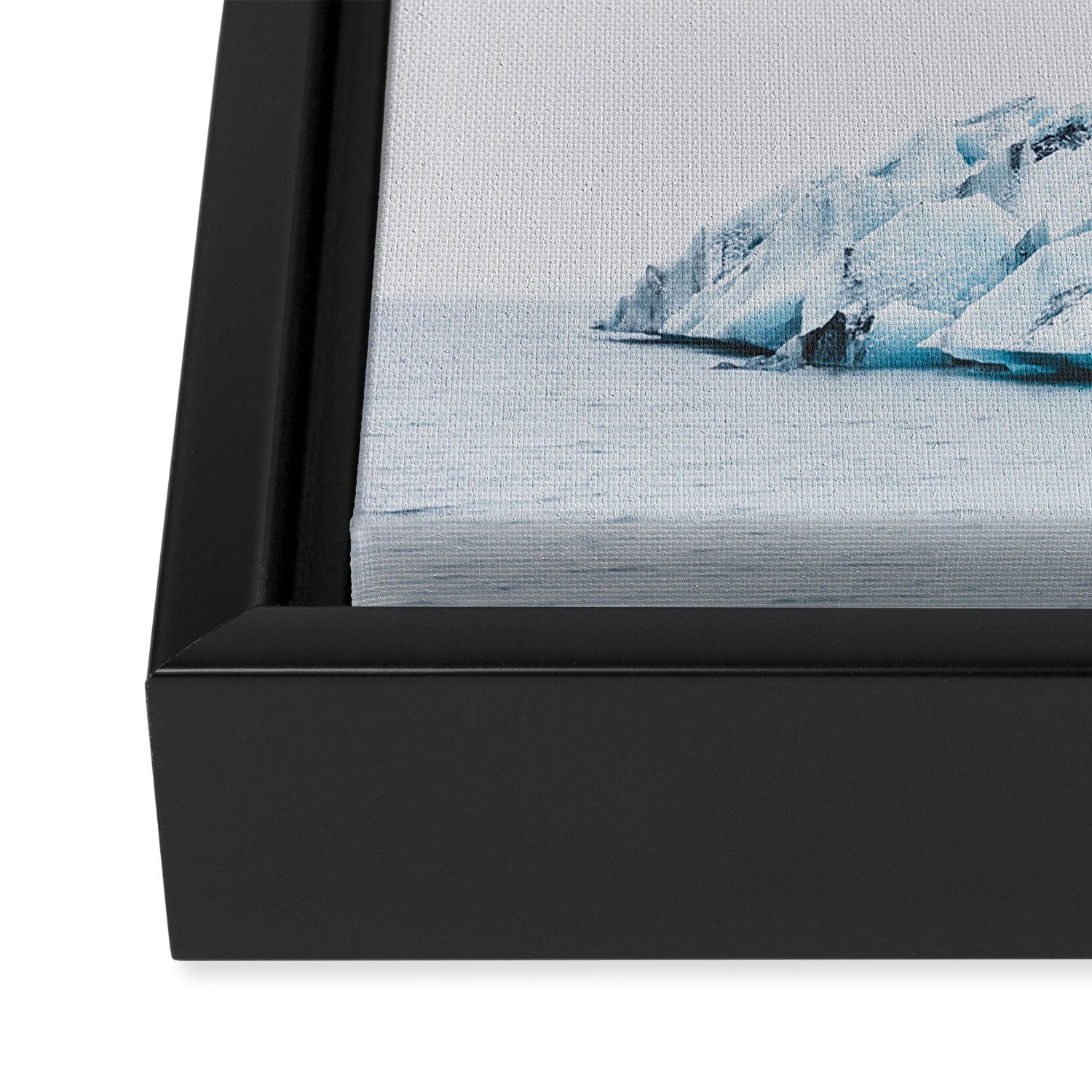 Jökulsárlón, Iceland Framed Canvas Print Gallery Image 3