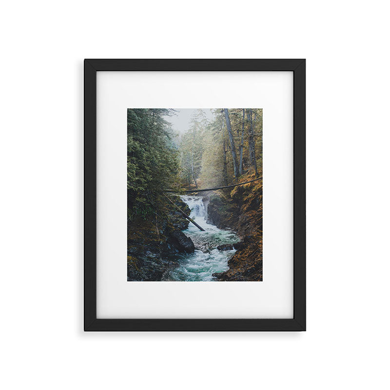 Little Qualicum Falls Framed Art Print Gallery Image 5