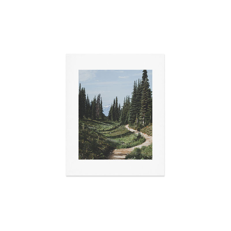 Mountain Trail Art Print Gallery Image 1
