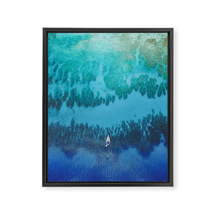Roatan Island, Honduras Framed Canvas Print Gallery Image 1