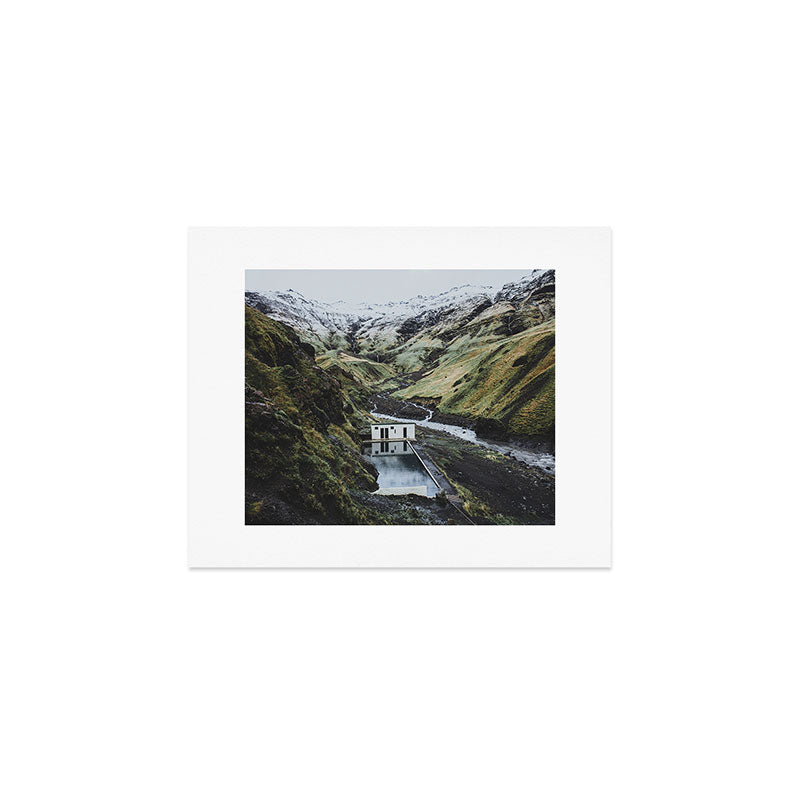 Seljavallalaug, Iceland Art Print Gallery Image 1