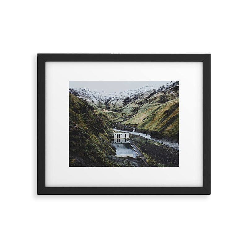 Seljavallalaug, Iceland Framed Art Print Gallery Image 5