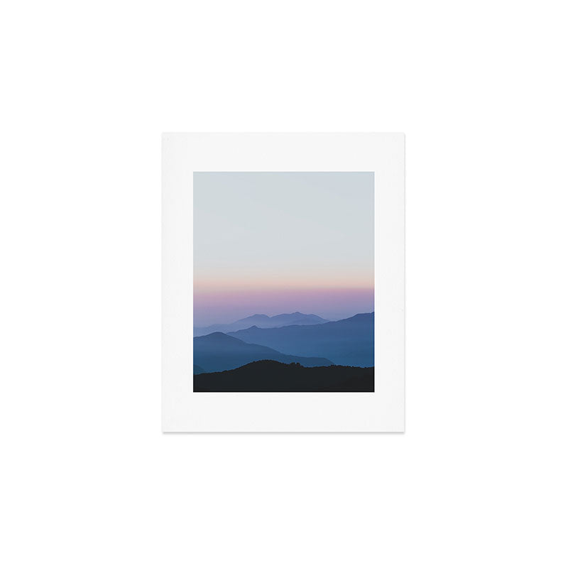 Sunset in the Annapurnas Art Print Gallery Image 1