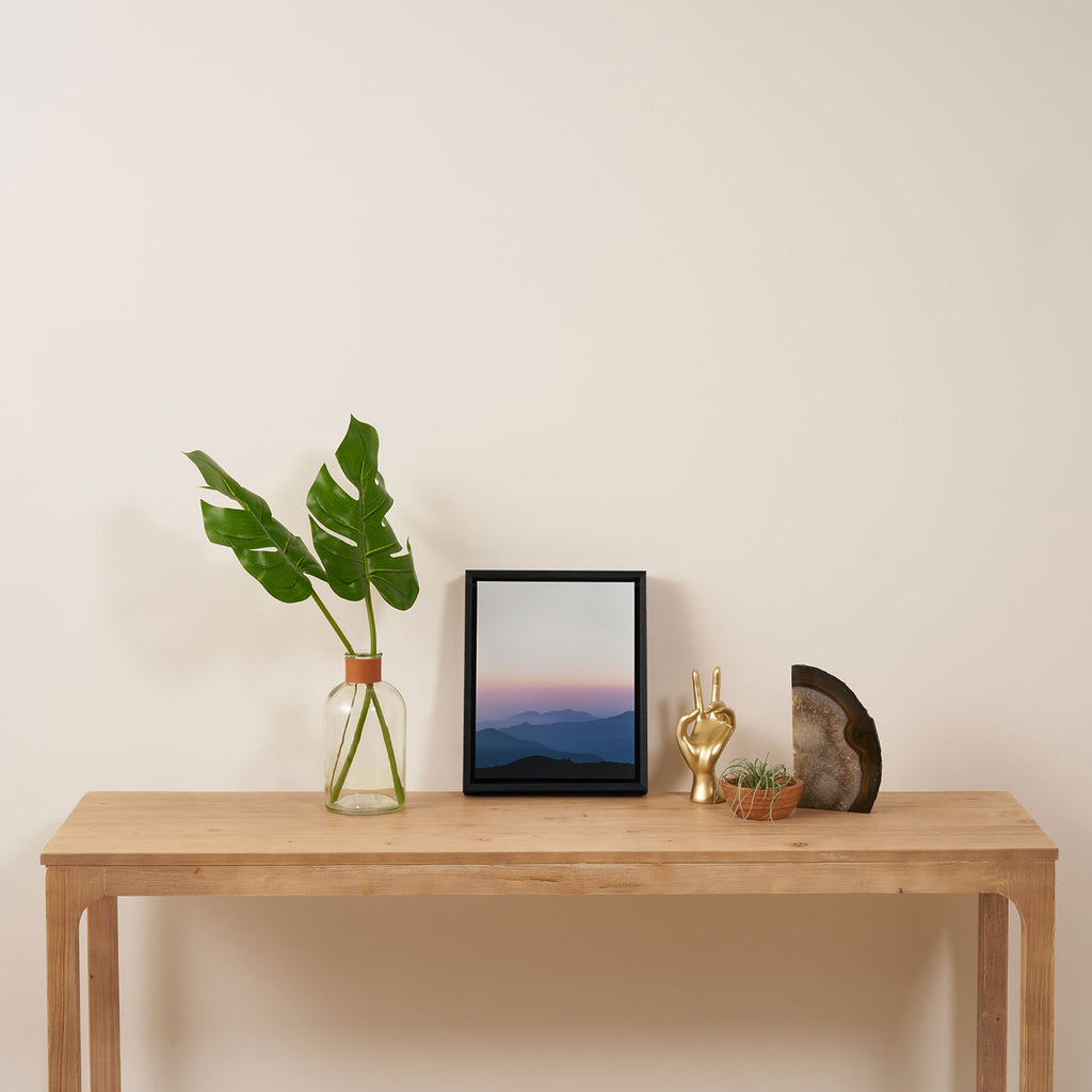 Sunset in the Annapurnas Framed Canvas Print Gallery Image 4