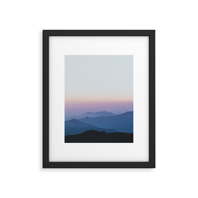 Sunset in the Annapurnas Framed Art Print Gallery Image 4