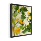abstract art lemon tree Framed Canvas Print Gallery Image 2