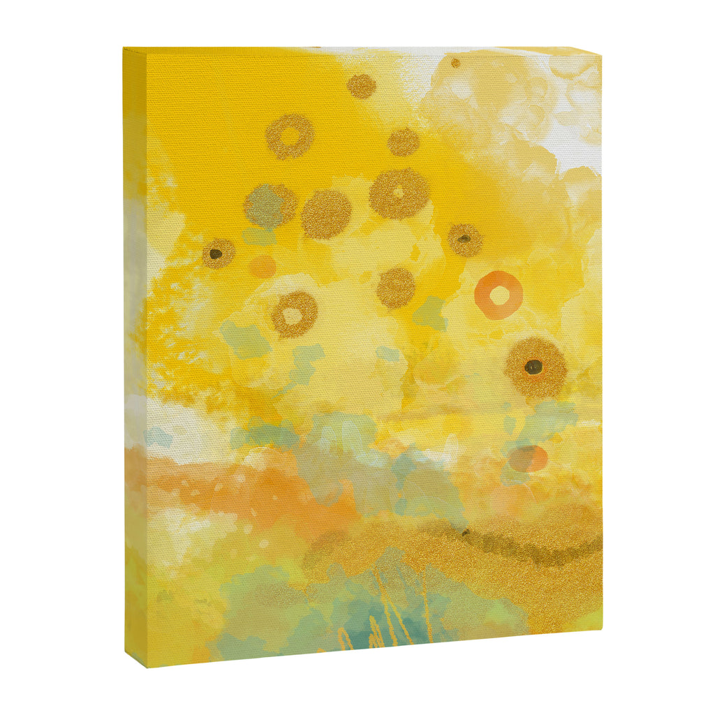Abstract autumn with gold and warm light Canvas Print Gallery Image 6