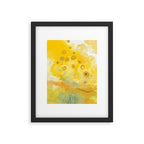 Abstract autumn with gold and warm light Framed Art Print Gallery Image 4