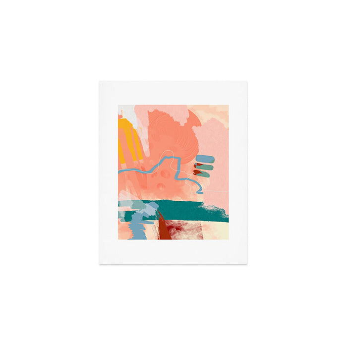 abstract brush & color study Art Print Gallery Image 1