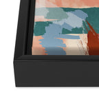 abstract brush & color study Framed Canvas Print Gallery Image 3