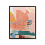 abstract brush & color study Framed Canvas Print Gallery Image 6