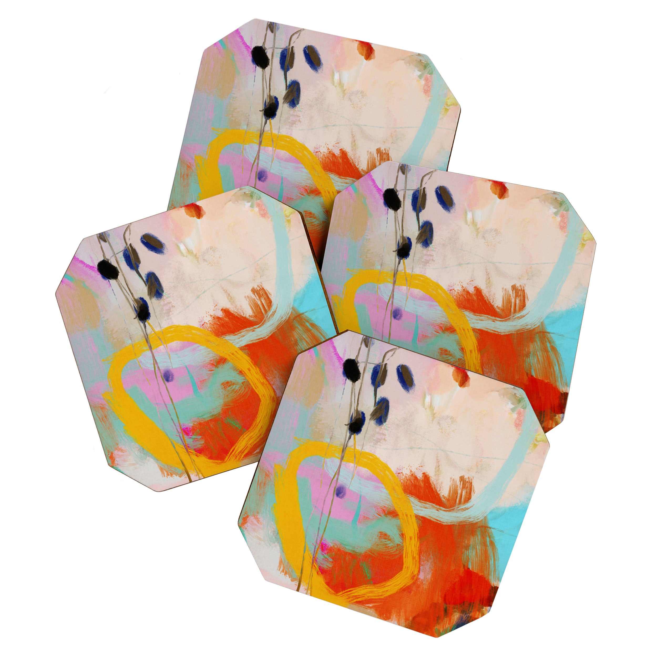 abstract composition 1 Coaster Gallery Image 1