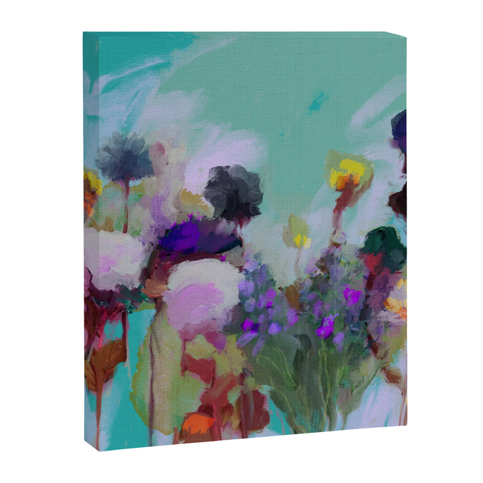 abstract floral bloom Canvas Print Gallery Image 1