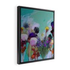 abstract floral bloom Framed Canvas Print Gallery Image 2