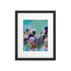 abstract floral bloom Framed Art Print Gallery Image 5
