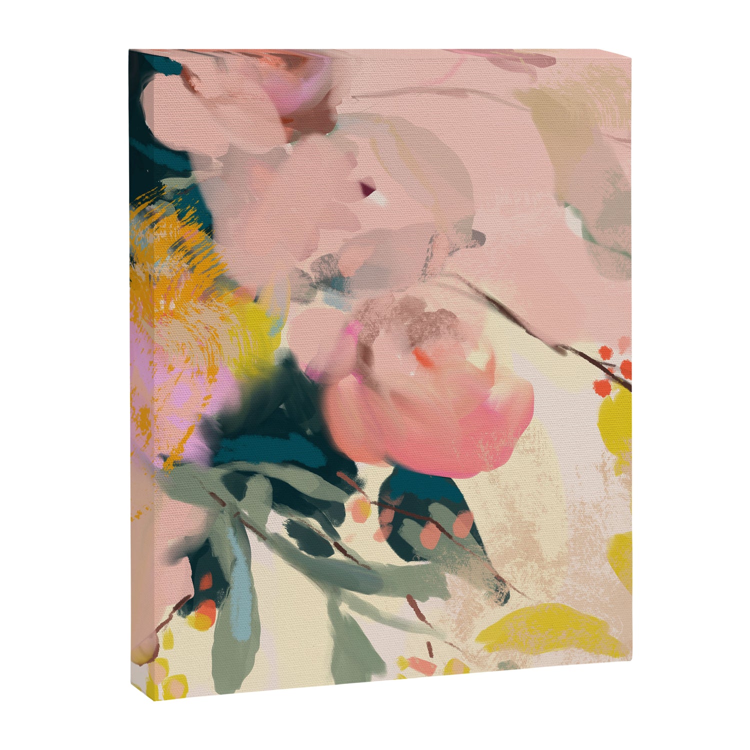 abstract floral inspiration Canvas Print Gallery Image 3