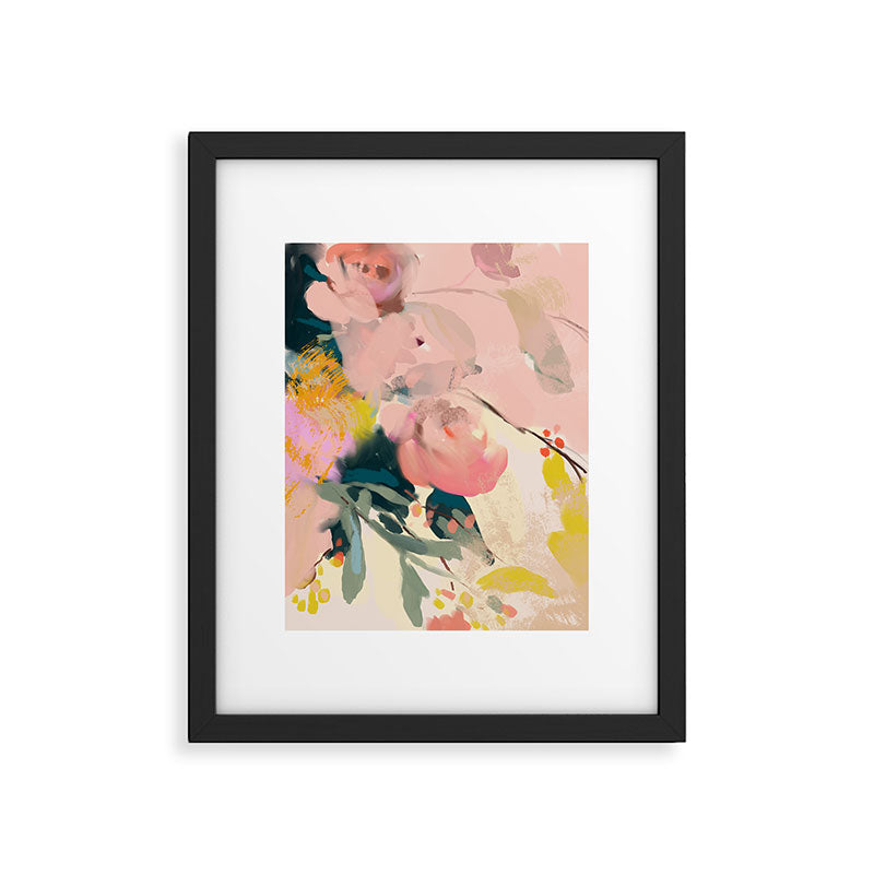 abstract floral inspiration Framed Art Print Gallery Image 5