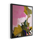 abstract jungle leaves Framed Canvas Print Gallery Image 2