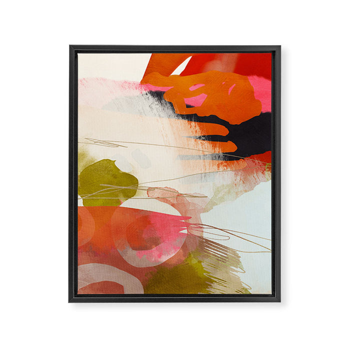abstract landscape phantasy Framed Canvas Print Gallery Image 1