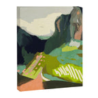 abstract mountain landscape Canvas Print Gallery Image 6