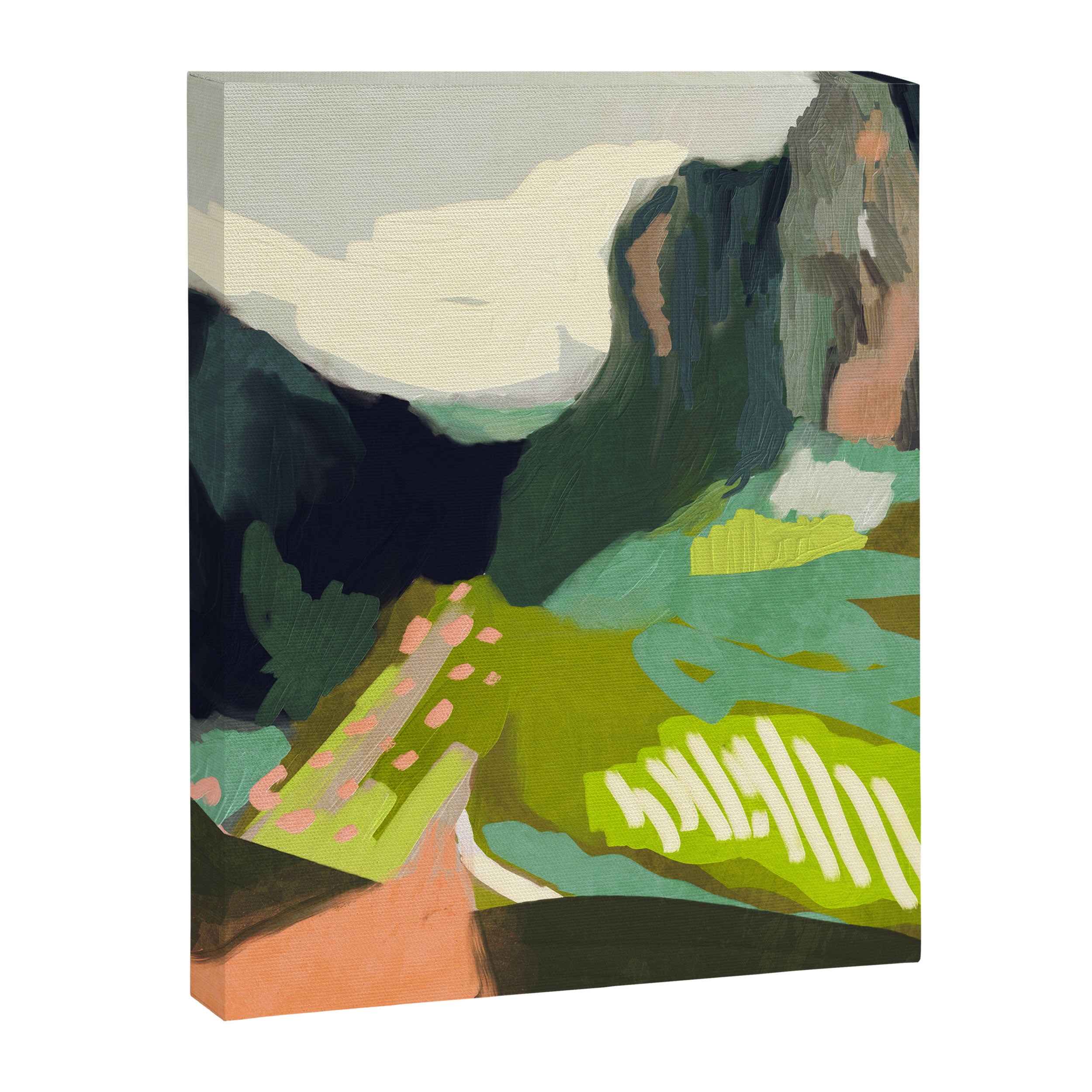 abstract mountain landscape Canvas Print Gallery Image 6