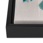 abstract pastel leaves 2 Framed Canvas Print Gallery Image 3