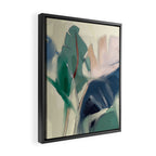 abstract pastel leaves 3 Framed Canvas Print Gallery Image 2