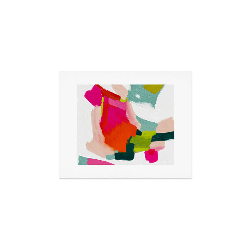 abstract pink art Art Print Gallery Image 1