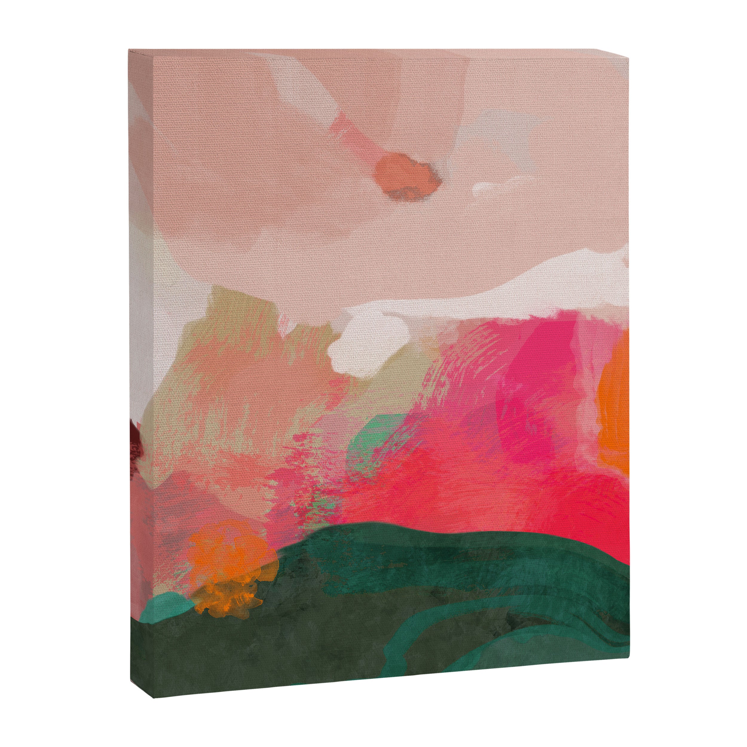 abstract pink Canvas Print Gallery Image 6