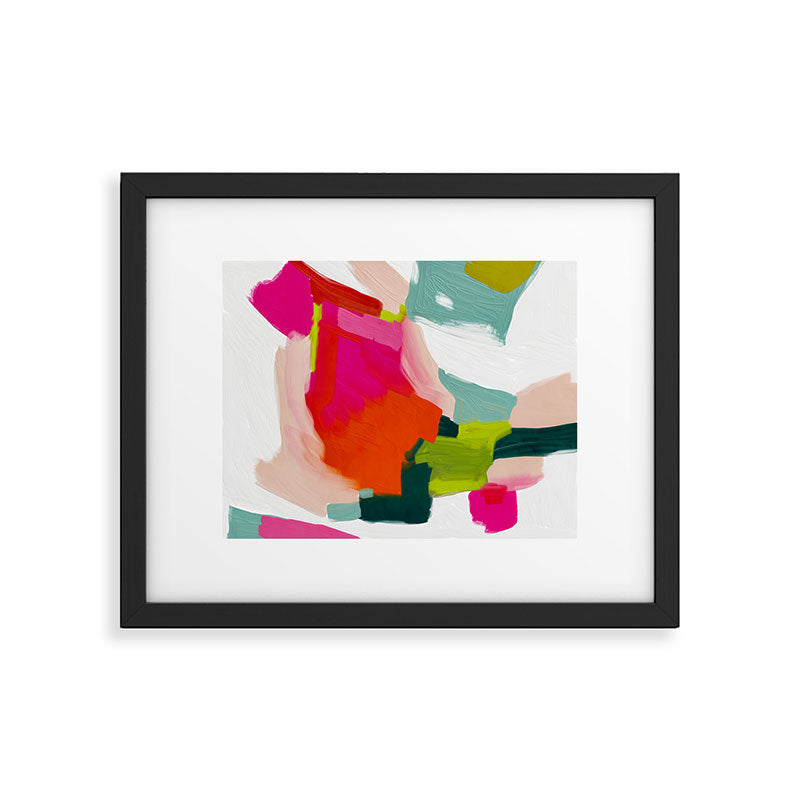 abstract pink art Framed Art Print Gallery Image 4