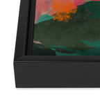 abstract pink Framed Canvas Print Gallery Image 3